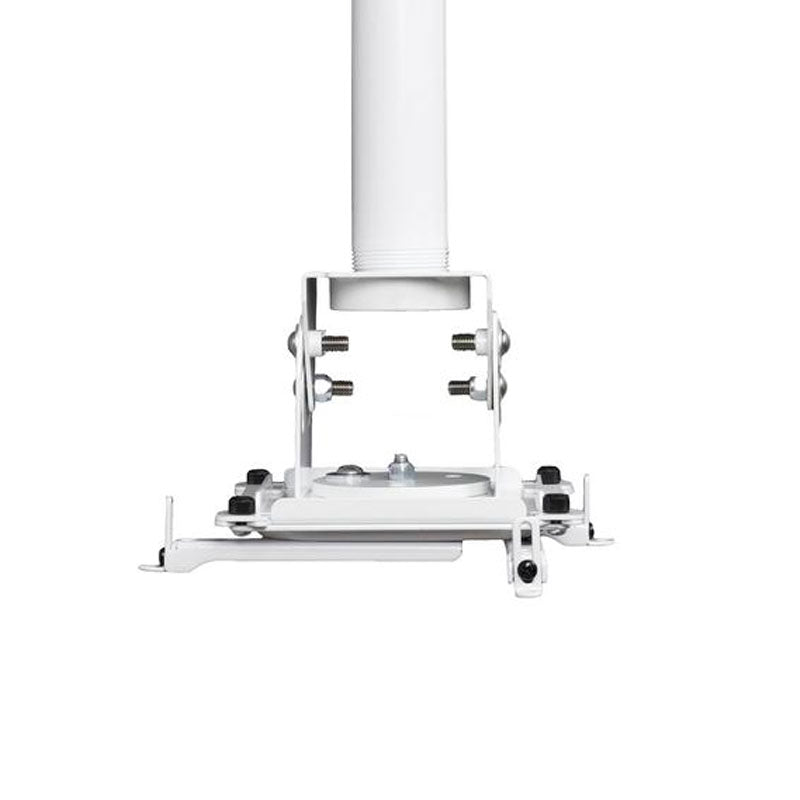 Chief Vertical and Portrait Projector Mount VPAUW, white projector ceiling mount head in a front view