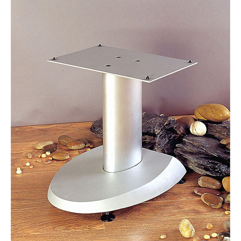 VTI VSP Series 13 inch Cast Iron Center Channel Speaker Stand (Silver) VSPCS