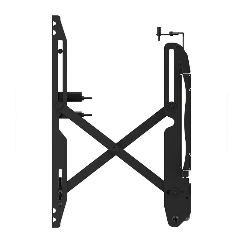Crimson XL Video Wall TV Mount VWP4600G3, scissor wall mount extended side view