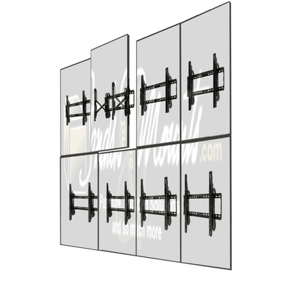 Crimson XL Video Wall TV Mount VWP4600G3, video wall mount layout diagram