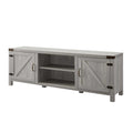 Walker Edison 70 in. Modern Farmhouse TV Stand (Stone Grey) W70BDSDST