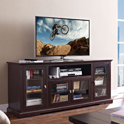 Walker Edison 70 inch Highboy TV Cabinet (Espresso) W70C32ES