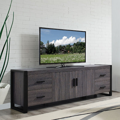 Walker Edison Urban Blend 70 inch TV Console (Charcoal) W70UBC22CL