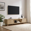 Walker Edison Reema Arundo Scandinavian Reeded TV Stand ARUM3FCO