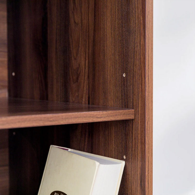 Walker Edison Havana Sliding Door Drawer Sideboard/TV Stand BU59HAV4DREBDW, adjustable interior shelf detail