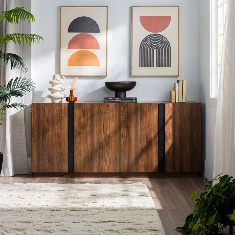 Walker Edison Kacie Modern Sideboard TV Stand BU70KCSBDW