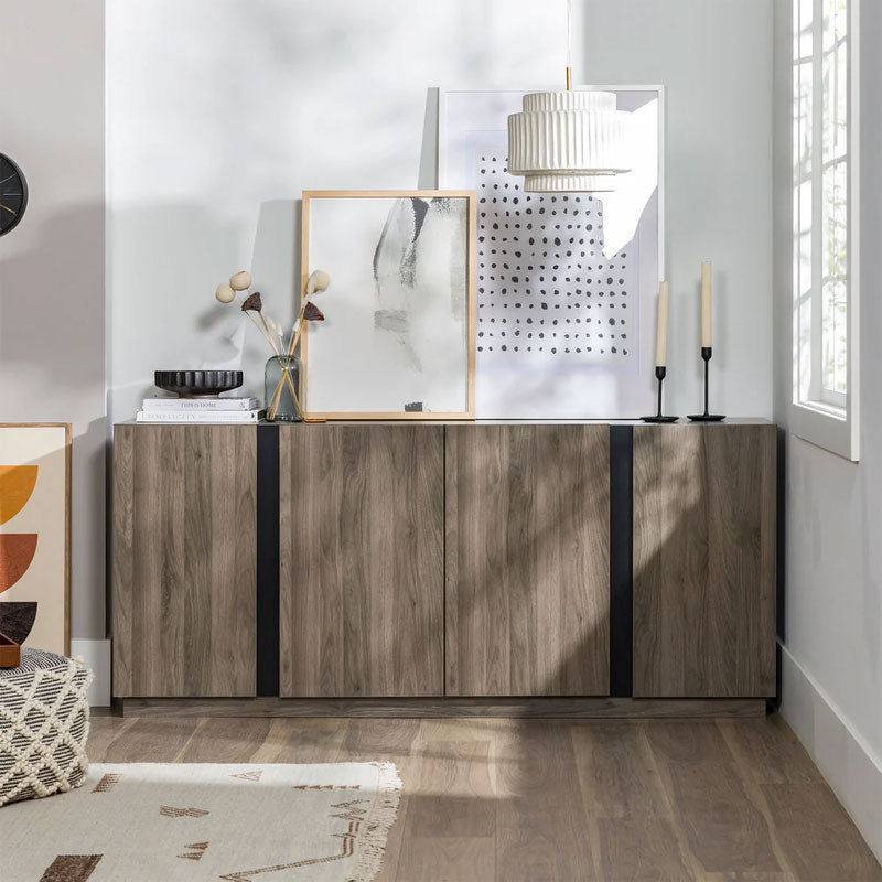 Walker Edison Kacie Modern Sideboard TV Stand BU70KCSBSG