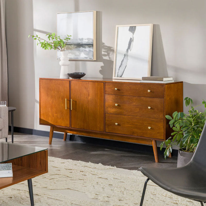 Walker Edison Mid Century Modern Console BU70MCM3DAC