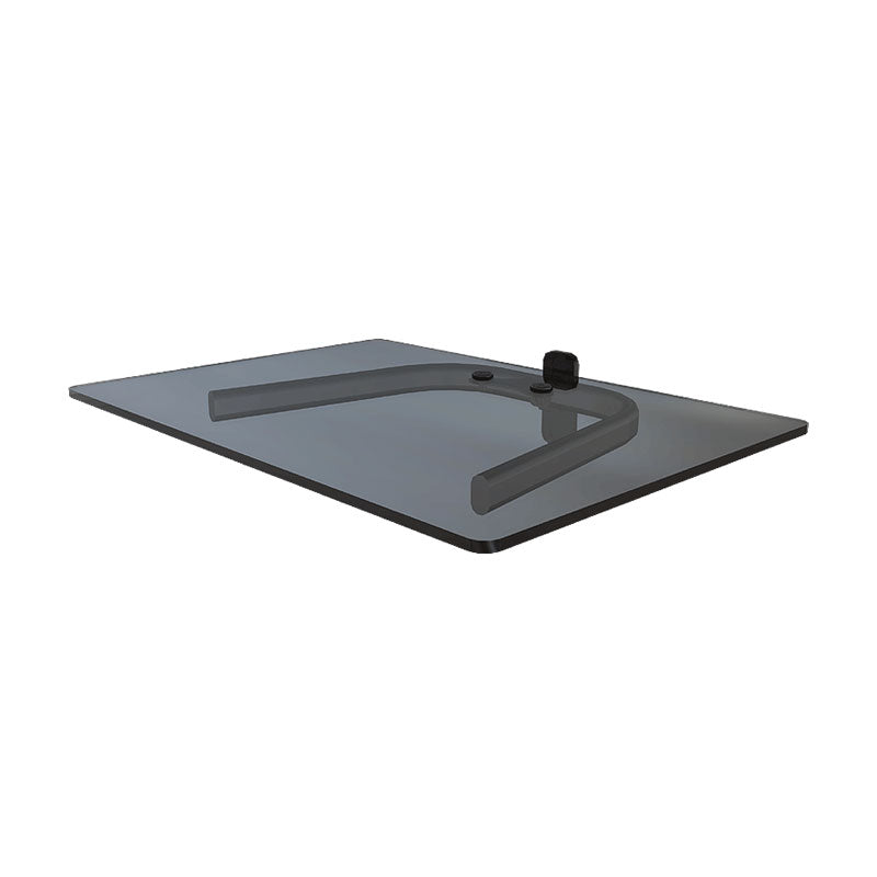 Crimson Single Wall Mounted Component Shelf (Black with Black Glass) WF1