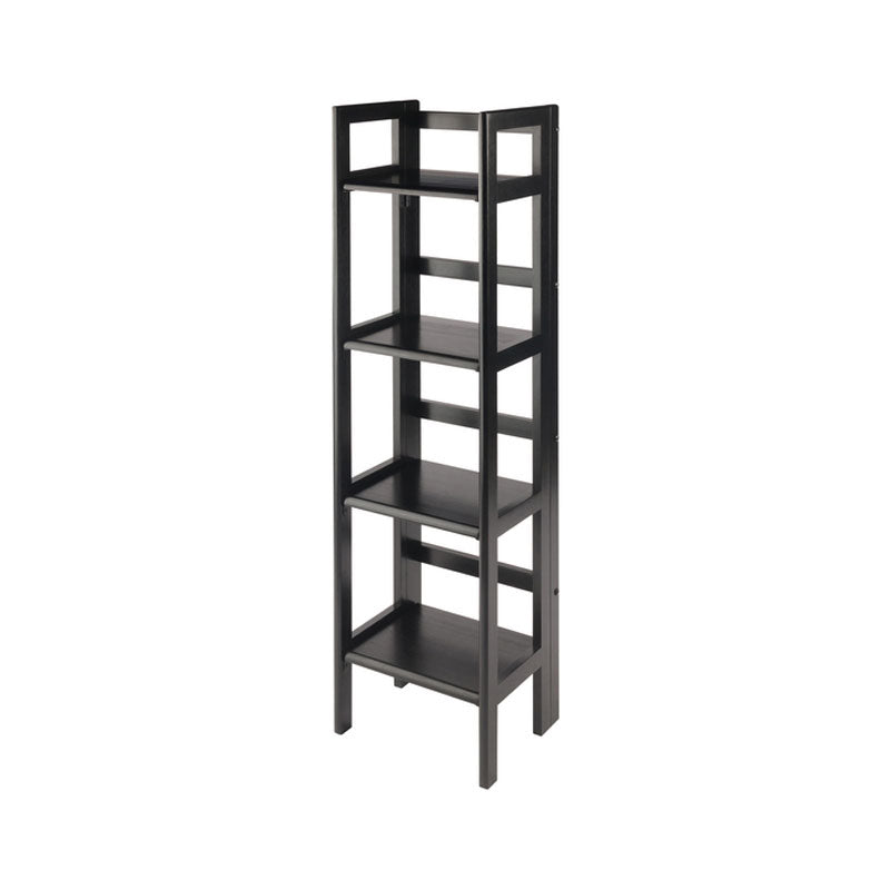 Winsome Wood 4 Tier Folding Shelf (Black) 20852