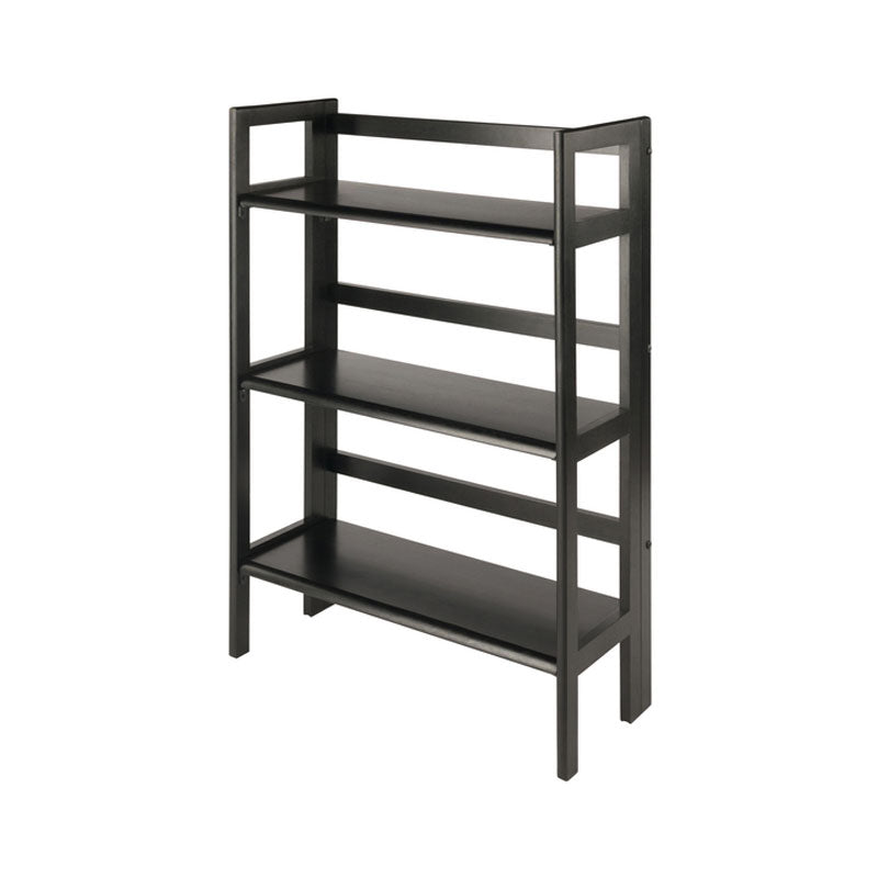 Winsome Wood 3 Tier Folding Shelf (Black) 20896