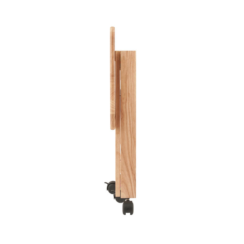 Winsome Wood Mission Printer Cart 81628, folding wood printer cart folded side view