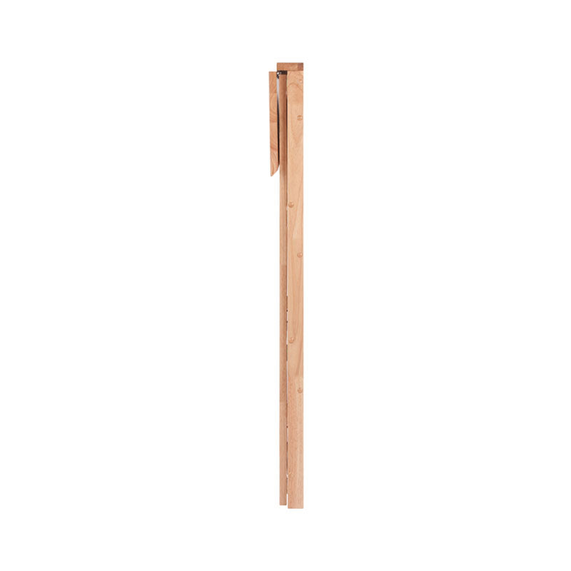 Winsome Wood Mission 4-Tier Folding Shelf 82427, wood media rack side view