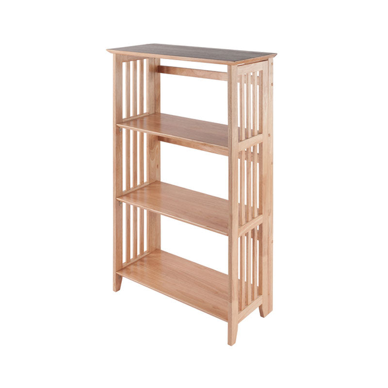 Winsome Wood Mission 4-Tier Folding Shelf (Natural Wood) 82427