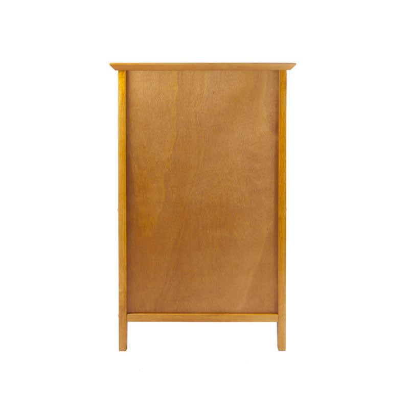 Winsome Wood Studio File Cabinet 99428, wood storage cabinet rear view