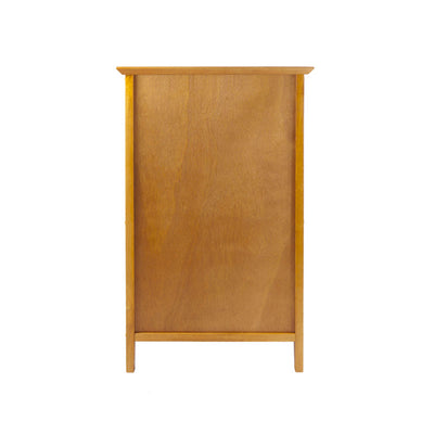Winsome Wood Studio File Cabinet 99428, wood storage cabinet rear view