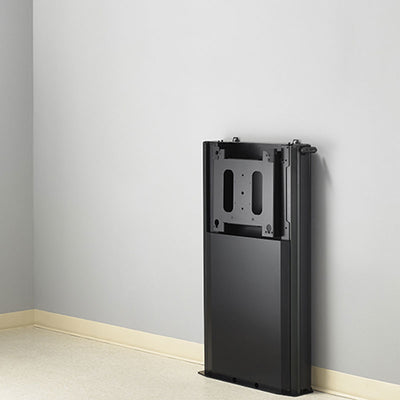 Chief XL Electric Height Adjustable Floor Support Mount XFD1U, display lift lowered position