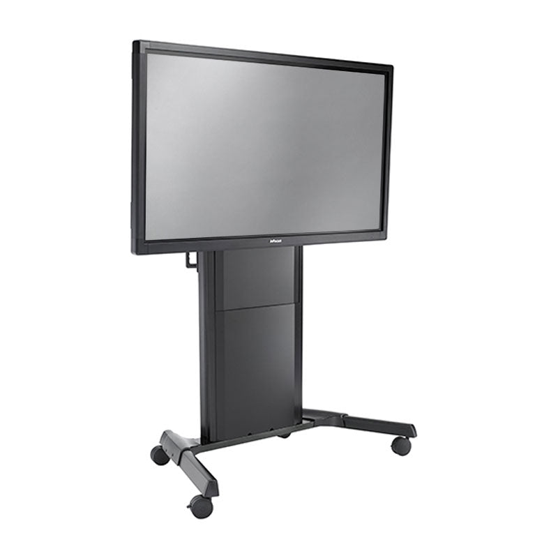 Chief Extra Large Electric Height Adjust TV Cart XPD1U, electric height-adjustable display cart in an alternate front view