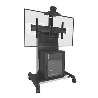 Chief FUSION X-Large Video Conferencing Cart XVAUB, mobile display cart rear view with camera mount