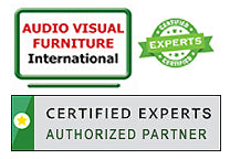 Audio Visual Furniture International brand logo, authorized partner StandsandMounts.com
