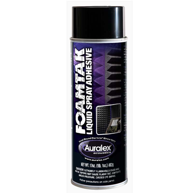 Auralex Foamtak Acoustic Spray Adhesive for Sound Absorbers (1 can) FTSPRAY