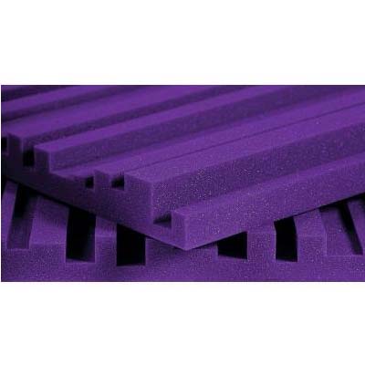 Auralex Acoustics 2 inch Metro StudioFoam Sound Absorption Panels (Purple) 2METROPUR