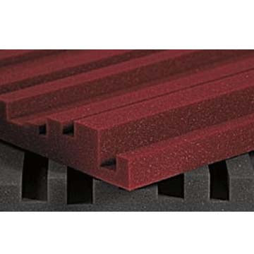 Auralex Acoustics 2 inch Metro StudioFoam Sound Absorption Panels (Burgundy) 2METROBUR