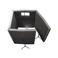 Auralex Acoustics MAX-Wall Portable Sound Absorption Recording Booth Kit (Charcoal) MAX1141CHA